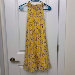 Jodifl yellow halter neck dress 🌻